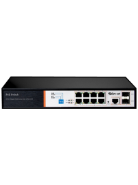 Sec-on SC-S2010G 8 Port  Poe Switch - 2 Port Sfp Fiber Port